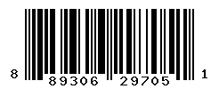 UPC barcode number 889306297051