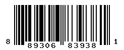 UPC barcode 889306839381