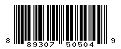 UPC barcode number 889307505049