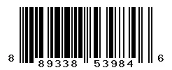 UPC barcode 889338539846