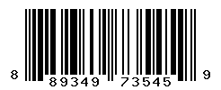 UPC barcode number 889349735459