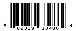 upc 889359334864 barcode image