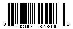 UPC barcode number 889392010183