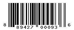 UPC barcode number 889427000936