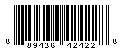 UPC barcode number 889436424228