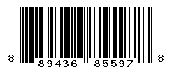UPC barcode number 889436855978