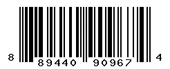 UPC barcode 889440909674
