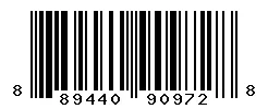 UPC barcode 889440909728