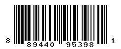 UPC barcode number 889440953981