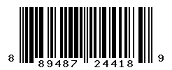 upc 889487244189 barcode image