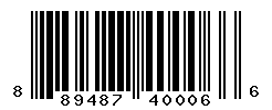 UPC barcode number 889487400066