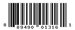 UPC barcode number 889490013161