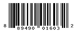 UPC barcode number 889490016032