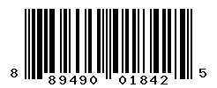 889490018425 barcode