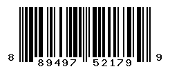 UPC barcode number 889497521799