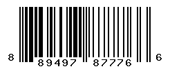 UPC barcode number 889497877766