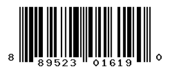 UPC barcode number 889523016190