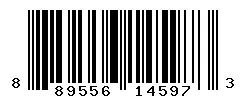 UPC barcode 889556145973