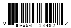 UPC barcode 889556184927
