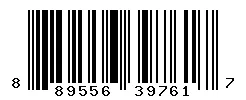 UPC barcode 889556397617