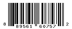 UPC barcode number 889561607572