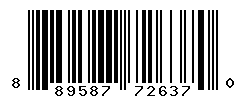 UPC barcode number 889587726370