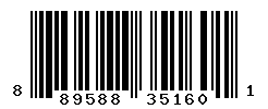 UPC barcode number 889588351601