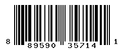 UPC barcode number 889590357141