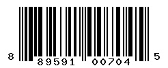 UPC barcode number 889591007045