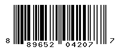 UPC barcode number 889652042077