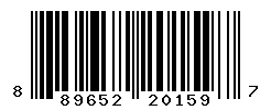 upc 889652201597 barcode image