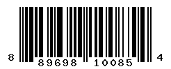 UPC barcode number 889698100854