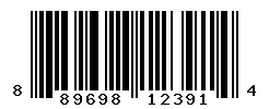 UPC barcode 889698123914