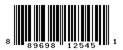 UPC barcode number 889698125451