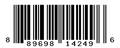 UPC barcode number 889698142496