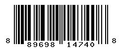 UPC barcode 889698147408