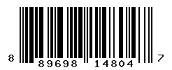 UPC barcode number 889698148047