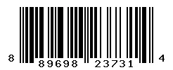 UPC barcode 889698237314