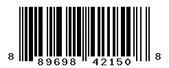 UPC barcode 889698421508