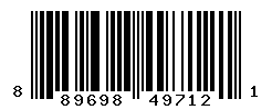 UPC barcode number 889698497121