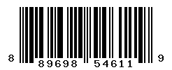 UPC barcode number 889698546119