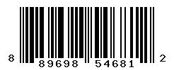 UPC barcode number 889698546812