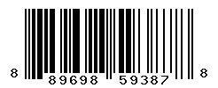 UPC barcode 889698593878