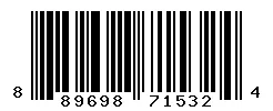 UPC barcode 889698715324