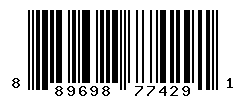 UPC barcode number 889698774291