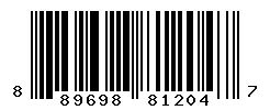 UPC barcode 889698812047
