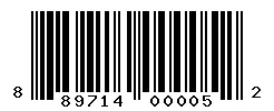 889714000052 barcode