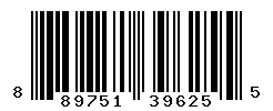 upc 889751396255 barcode image