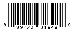 UPC barcode number 889772318489