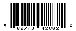 UPC barcode number 889773428620